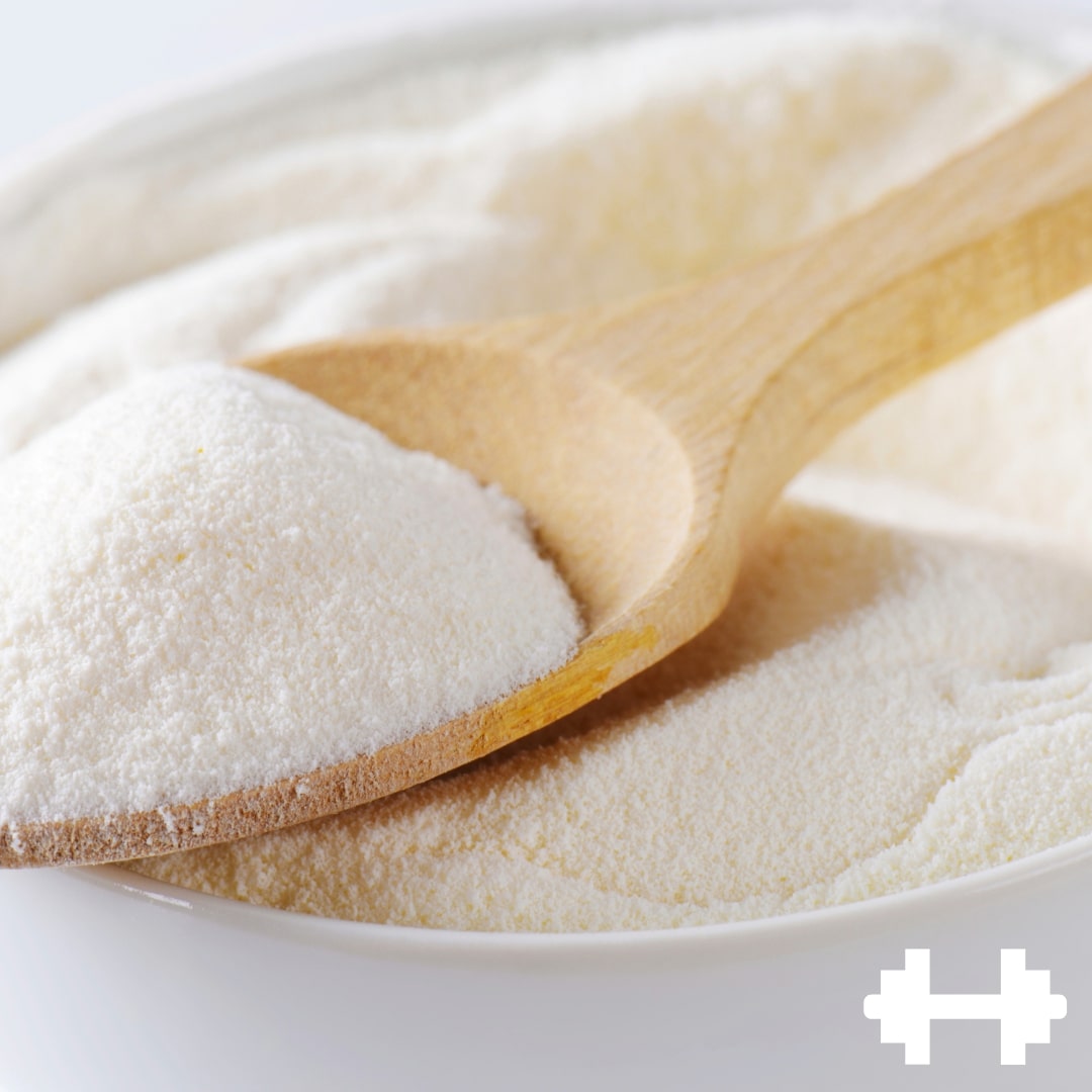 Scoop of protein powder