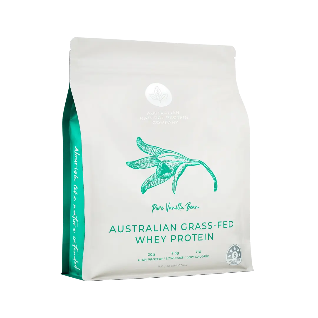 Pure Vanilla Bean Whey Protein Australian Natural Protein Company